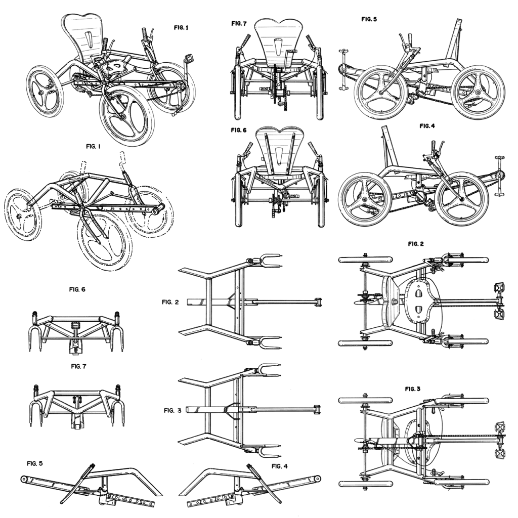 Чертежи для трехколесного велосипеда