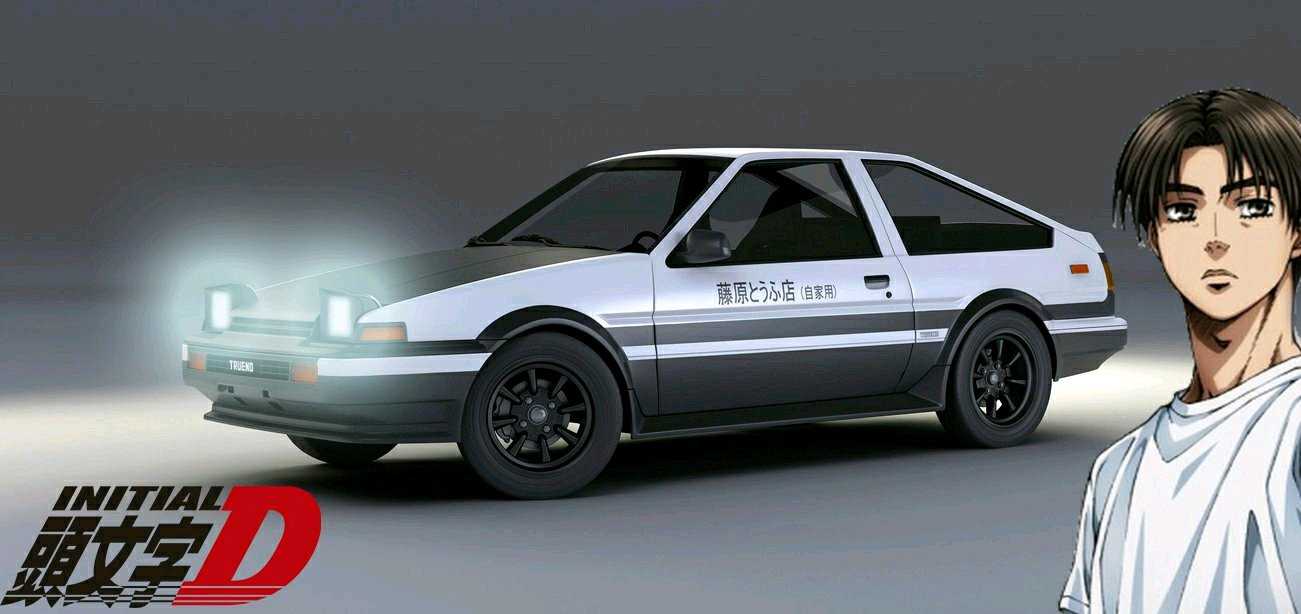 Hd wallpaper: anime, initial d final stage, takumi fujiwara, toyota ae86