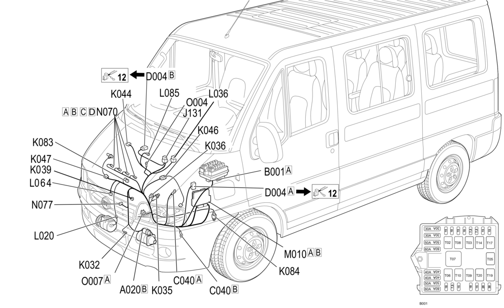 Технические данные  fiat croma (194) 1.9 d multijet - периодичность замены масла, ремня и цепи, антифриза, воздушного фильтра