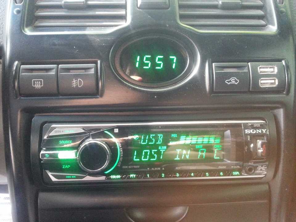 Как подключить часы на ваз 2107 схема