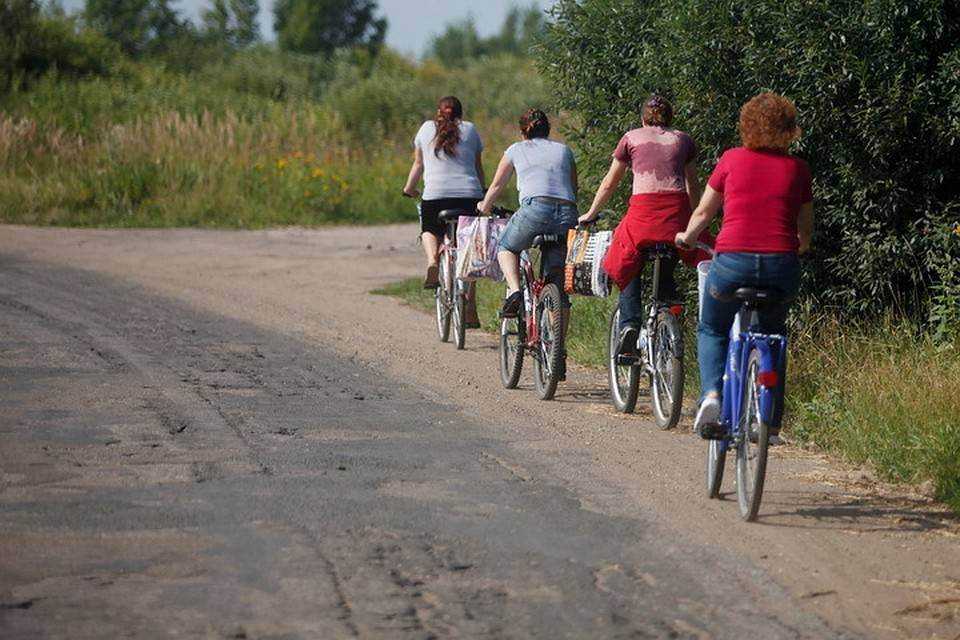 Передвижение на велосипеде по городу