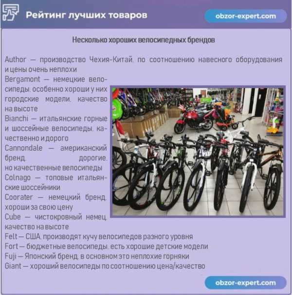 Рейтинг велосипедных брендов. обзор лучших мировых производителей