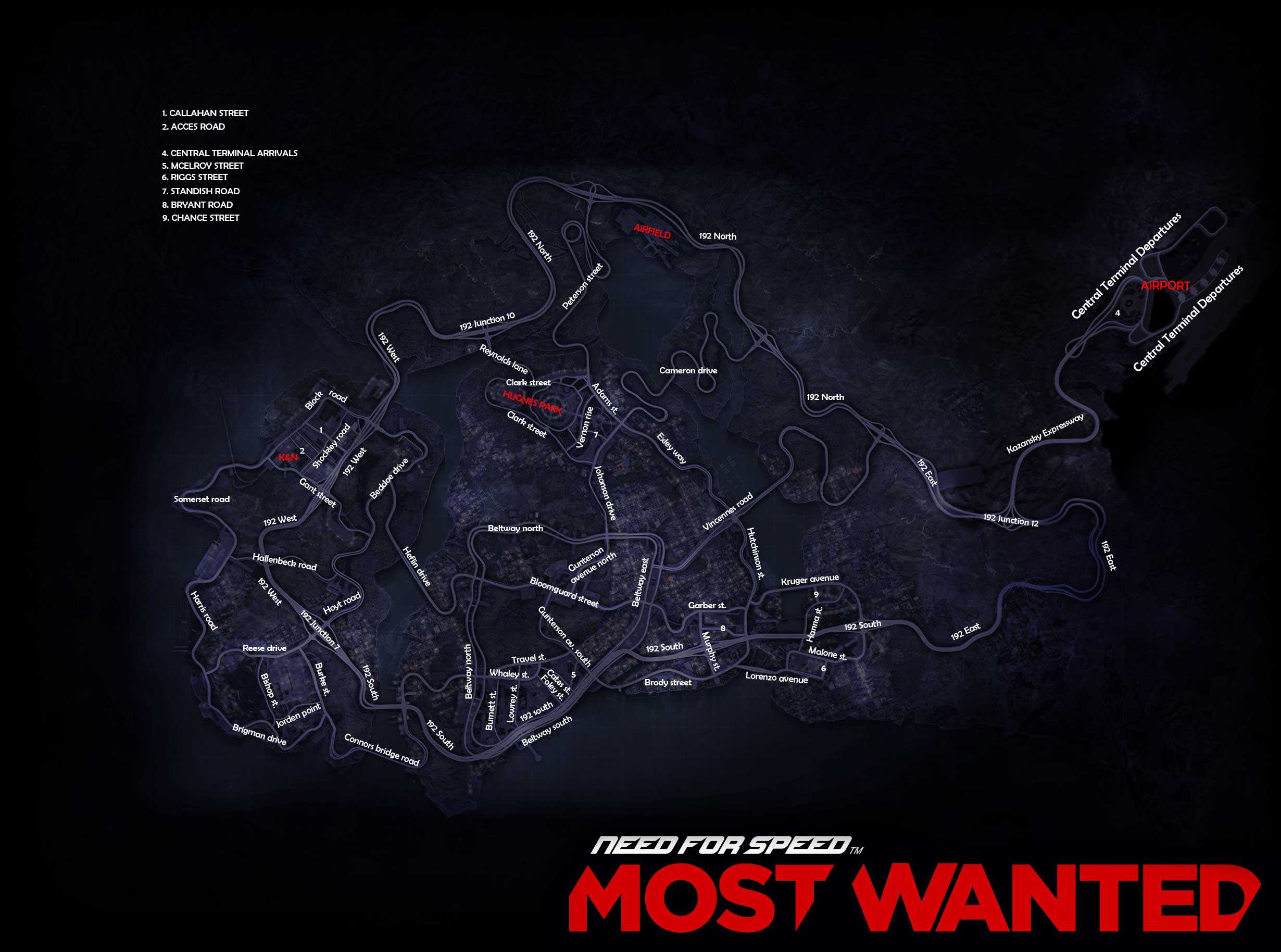 Карта машин nfs most wanted - 90 фото