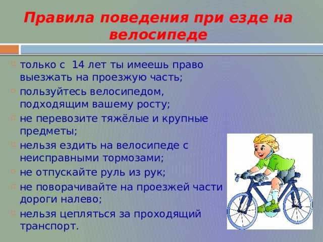 Обязанности велосипедиста: все о правилах дорожного движения
